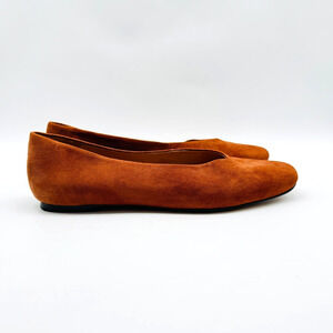 Barneys New York Shoes Woemsn 10 Brown Suede Day Glove Slip On Ballet Loafer
